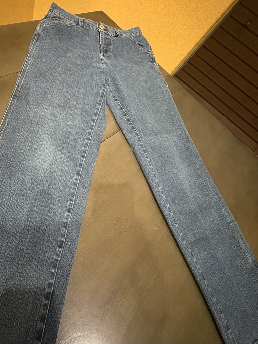 VTG Y2K Riveted by Lee Double Button Charcoal Wash Jeans